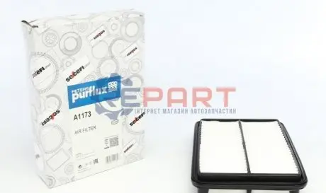 Фото 1 — Фільтр повітряний Hyundai Santa Fe I 2.0CRDI/2.7V6 01-09 Purflux (A1173) Фото Фільтр повітряний Hyundai Santa Fe I 2.0CRDI/2.7V6 01-09 Purflux (A1173) зображення 1