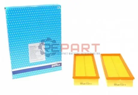 Фото Фільтр повітряний MB (W220) 3.2CDI (к-кт 2шт) Purflux (A12072) зображення 1