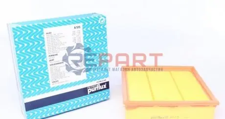 Фото Фільтр повітряний VW T2 -92/ Audi 100 -90 Purflux (A515) зображення 1