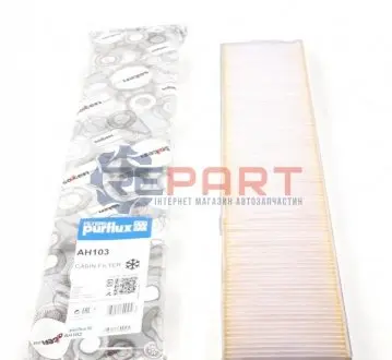 Фото 1 — Фильтр воздуха (салона) Purflux (AH103) Фото Фильтр воздуха (салона) Purflux (AH103) изображение 1