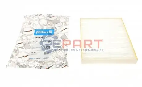 Фото 1 — Фільтр салону VW T5 03- (вугільний) Purflux (AH209) Фото Фільтр салону VW T5 03- (вугільний) Purflux (AH209) зображення 1