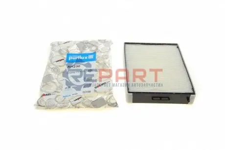 Фільтр салону Hyundai Santa Fe/Sonata/Kia Sorento/Magentis 01- (не постачається) Purflux AH230 Купити в Україні