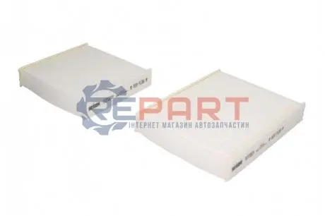 Фото Фільтр салону Citroen C3/C4/Peugeot 207/208 09- (К-кт 2 шт.) (вугільний/антиалергенний/антибактеріальний) Purflux (AH2452) зображення 1