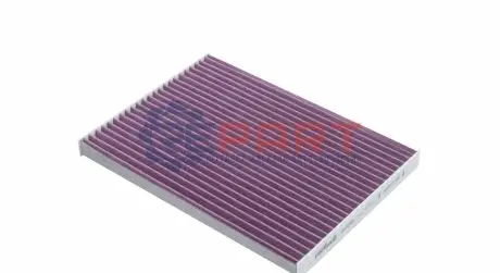 Фото Фільтр салону Nissan Qashqai/X-Trail 07- (вугільний/антибактеріальний) Purflux (AHA340) зображення 1