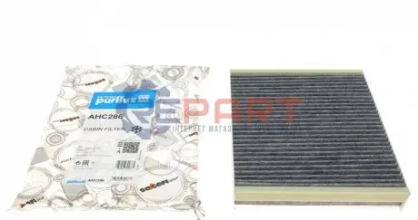 Фото Фільтр салону Chevrolet Aveo (T300) 11-/ Opel Astra J 09- (вугільний) Purflux (AHC286) зображення 1