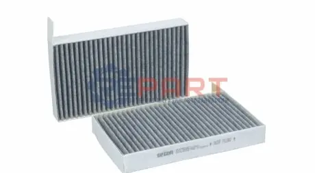 Фільтр салону Tesla Model Y/3 17- (вугільний/антиалергенний/антибактеріальний) Purflux AHC736-2 Купити в Україні