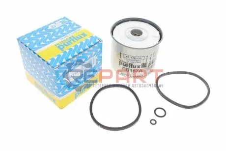 Фото Фільтр паливний Fiat Ducato 1.9/2.4D/2.5TD 94-02 (з к-том прокладок) Purflux (CS157A) зображення 1