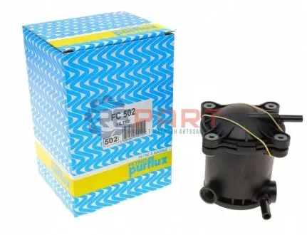 Паливний фільтр CITROEN BERLINGO, BX, C15, EVASION, JUMPER I, JUMPY I, XANTIA, XSARA, ZX FIAT SCUDO, ULYSSE HYUNDAI LANTRA II PEUGEOT 205, 205 II, 306, 309, 309 II 1.7D-2.5D 10.85-12.06 Purflux FC502 Купити в Україні