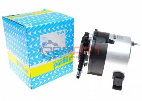 Фото 1 — Фільтр паливний Ford Fiesta/Focus 1.6TDCI 03- Purflux (FCS746) Фото Фільтр паливний Ford Fiesta/Focus 1.6TDCI 03- Purflux (FCS746) зображення 1