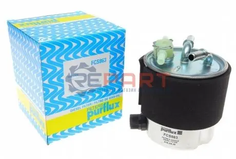 Фото Фільтр паливний Nissan Qashqai/X-Trail 1.5/2.0dci 07- Purflux (FCS863) зображення 1