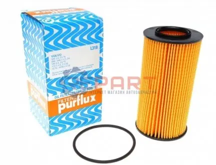 Масляный фильтр Volvo C30/C70/S40/S60/S80 2.0-2.4 10- Purflux L318 Купить в Украине