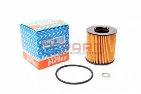 Фільтр масляний BMW 3 (E46)/5 (E39)/7 (E38) 3.0D 94-07 (M57) Purflux L321 Купити в Україні