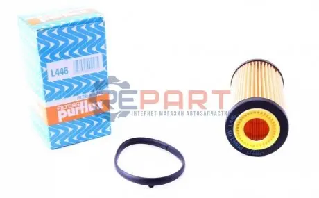 Фільтр масляний Volvo C30/C70/S40/S60/S80 2.0-2.4 10 Purflux L446 Купити в Україні