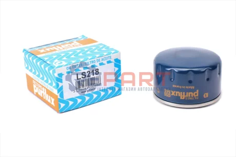 Фото Фільтр масляний Renault Kangoo/Trafic/Opel Vivaro 1.9D/1.5dCi/1.4i/1.6i (53mm) Purflux (LS218) зображення 1