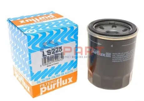 Фільтр масляний Hyundai Accent/Gets 1.1-1.6 02- замінено на F 026 407 357 Purflux LS225 Купити в Україні