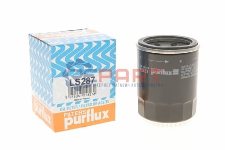 Фильтр масляный Peugeot 4007/4008/ Citroen C4 Aircross Purflux LS287 (фото 1)