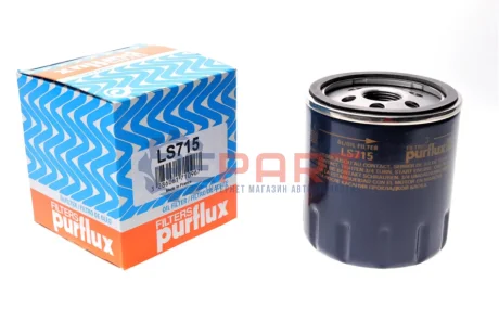 Фото 1 — Фільтр масляний Citroen Berlingo/Peugeot Partner/Fiat Scudo 1.8/1.9D/1.4i/1.8i 96-99 (h=100mm) Purflux (LS715) Фото Фільтр масляний Citroen Berlingo/Peugeot Partner/Fiat Scudo 1.8/1.9D/1.4i/1.8i 96-99 (h=100mm) Purflux (LS715) зображення 1