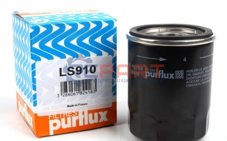 Фильтр масла FIAT DOBLO 1,2/ 1,4 01- Purflux LS910 (фото 1)