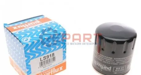 Фото 1 — Фільтр масляний MB (W124/W126/W201) 2.0E/2.6E Purflux (LS918) Фото Фільтр масляний MB (W124/W126/W201) 2.0E/2.6E Purflux (LS918) зображення 1