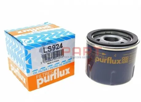 Фото Фільтр масляний Renault Kangoo 1.2 97-09 (бензин) Purflux (LS924) зображення 1