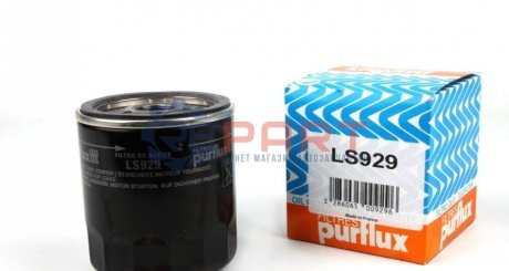 Фильтр смазки, 2.0 BiTDI 09- - (03L115561, 9A110720390) Purflux LS929 (фото 1)