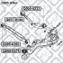Фото Сайлентблок заднего поперечного рычага NISSAN QASHQAI Q-fix (Q0050363) изображение 3
