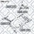 Сайлентблок задн верхн важіля MITSUBISHI PAJERO IV Q-fix (Q0052112) зображення 4