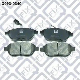 Колодки тормозные передние Q-fix Q0930340