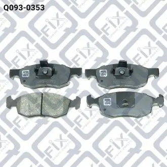 Колодки тормозные передн. Q-fix Q0930353