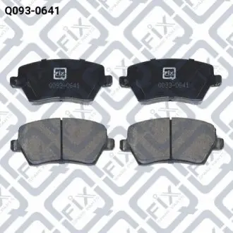 Колодки тормозные передн. Q-fix Q0930641