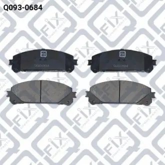 Тормозные колодки передние Q-fix Q0930684