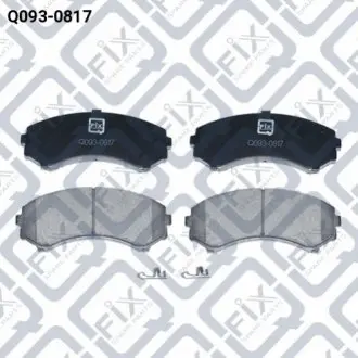Колодки тормозов передн MITSUBISHI GRANDIS 04-/PAJE Q-fix Q0930817