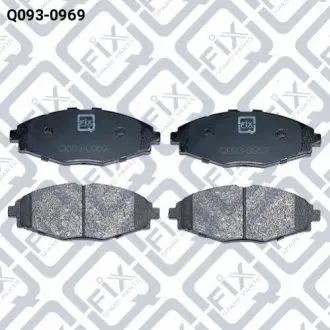Колодки тормозные передние дисковые Q-fix Q0930969