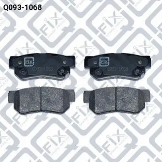Колодки тормозные задние дисковые Q-fix Q0931068