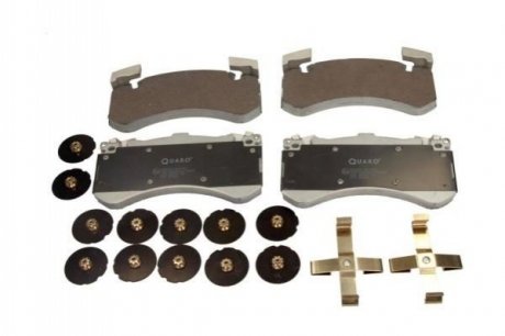 Комплект тормозных накладок, дисковый тормоз QUARO QP0657 (фото 1)