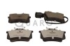 Тормозные колодки VW T. POLO/IBIZA/CORDOBA 01-09/FABIA 99-08 Z CZUJNIKIEM SILVER CERAMIC QUARO QP8041C (фото 1)