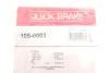 Фото Комплект пружинок колодок стояночного тормоза QUICK BRAKE (105-0003) изображение 2