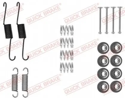Монтажний набір гальмівної колодки (UKENDT) NISSAN LEAF TOYOTA PRIUS C, VERSO S, YARIS 1.3-Electric 11.10 QUICK BRAKE 1050031 Купити в Україні