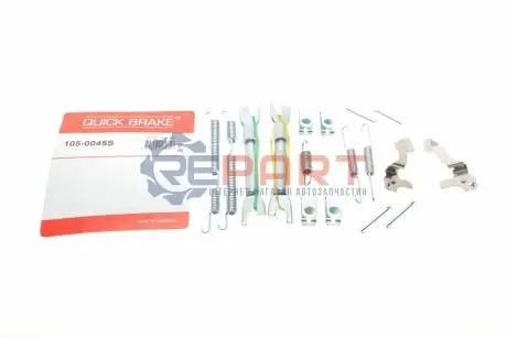 Фото Комплект пружинок колодок ручника з механізмом регулювання Hyundai Accent/Kia Rio 05-11 QUICK BRAKE (105-0045S) зображення 1