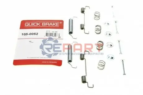 Монтажний набір гальмівної колодки MAN TGE RENAULT MASTER III VW CRAFTER 2.0D/Electric 11.16 QUICK BRAKE 105-0052 Купити в Україні