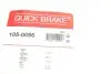Комплект пружинок колодок стояночного тормоза QUICK BRAKE (105-0056) изображение 10