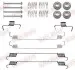 Фото Комплект пружинок колодок ручника Dacia Logan III/Sandero III 21 QUICK BRAKE (105-0058) зображення 1