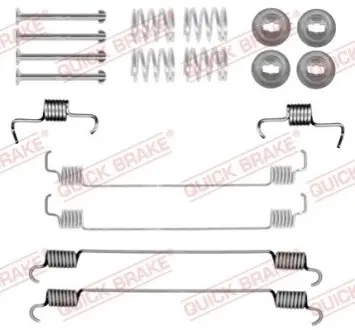 Комплект пружинок колодок ручника Dacia Logan III/Sandero III 21 QUICK BRAKE 105-0058 Купити в Україні