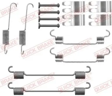 Монтажний набір гальмівної колодки NISSAN MICRA V RENAULT CAPTUR I 0.9-1.6 06.13 QUICK BRAKE 105-0076