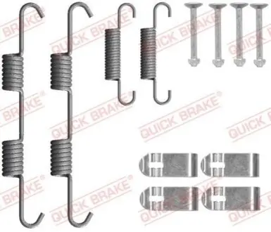 Монтажний набір гальмівної колодки KIA SORENTO III 2.0D-3.5 01.15-12.20 QUICK BRAKE 1050077 Купити в Україні