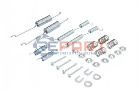 Монтажний набір гальмівної колодки (LUCAS) DAEWOO KORANDO FORD CONSUL, GRANADA, GRANADA I, GRANADA II, TAUNUS HYUNDAI H100 ISUZU KB NISSAN NAVARA RENAULT TRAFIC TOYOTA HIACE III 1.3-3.2 01.70 QUICK BRAKE 1050518