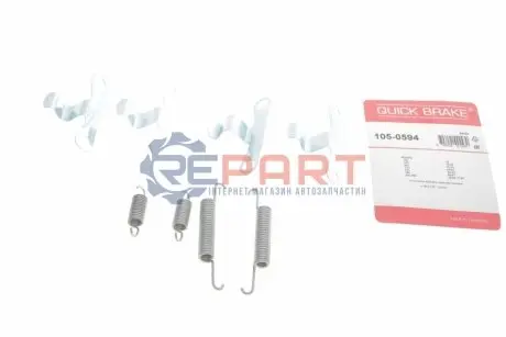Монтажный набор колодки QUICK BRAKE 1050594 Купить в Украине