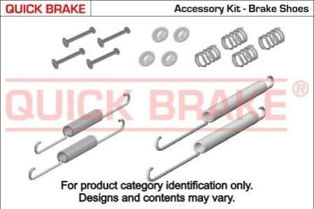 Монтажный набор дисковых колодок QUICK BRAKE 1050651 (фото 1)