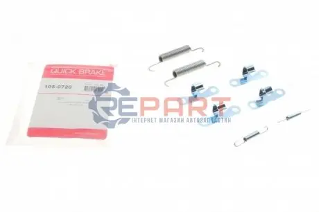 Монтажний комплект колодки QUICK BRAKE 1050707 Купить в Украине