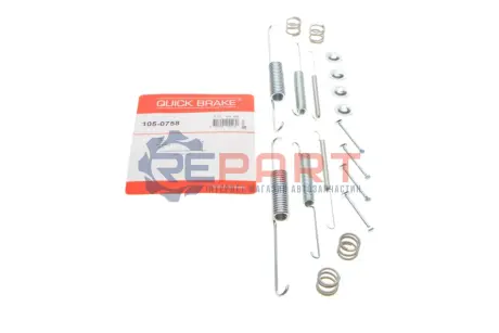 Монтажний набір гальмівної колодки (AKEBONO) ISUZU TROOPER I OPEL CAMPO, FRONTERA A, FRONTERA A SPORT 2.0-3.1D 01.83-12.01 QUICK BRAKE 105-0758 Купити в Україні